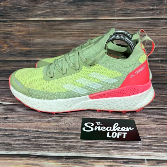 Adidas Terrex Two Ultra Trail Running Athletic Shoes Pulse Lime - Picture 3 of 8